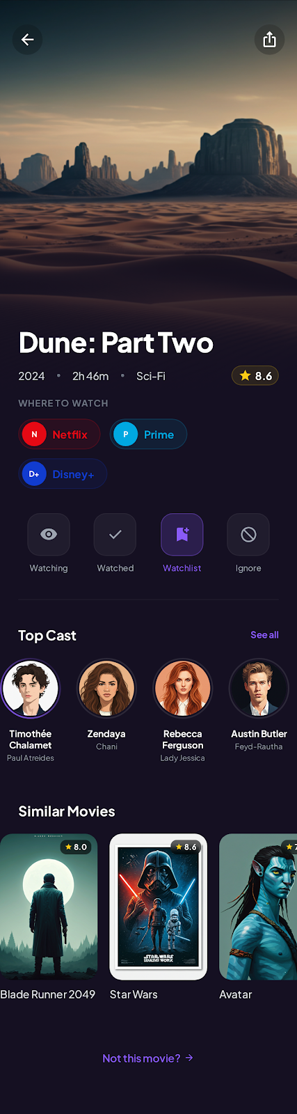 Snapflix Movie Result